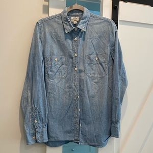 J.Crew Denim Button Down - Size 12 - Very Good Condition